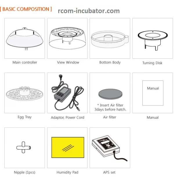 Rcom PX 10 Egg Plus Fully Automatic Incubator - Image 4