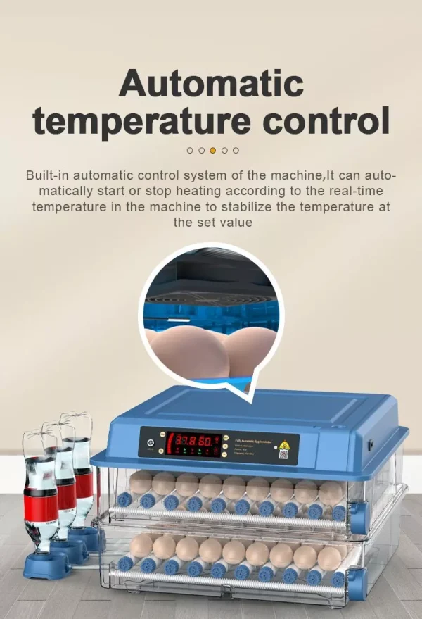 Automatic Digital 192 Eggs Incubator Hatcher Temperature Control - Image 7