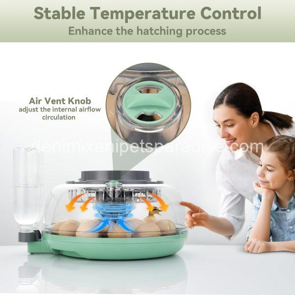 18 Egg Incubator with Automatic Egg Turning and Humidity Control - - Image 4