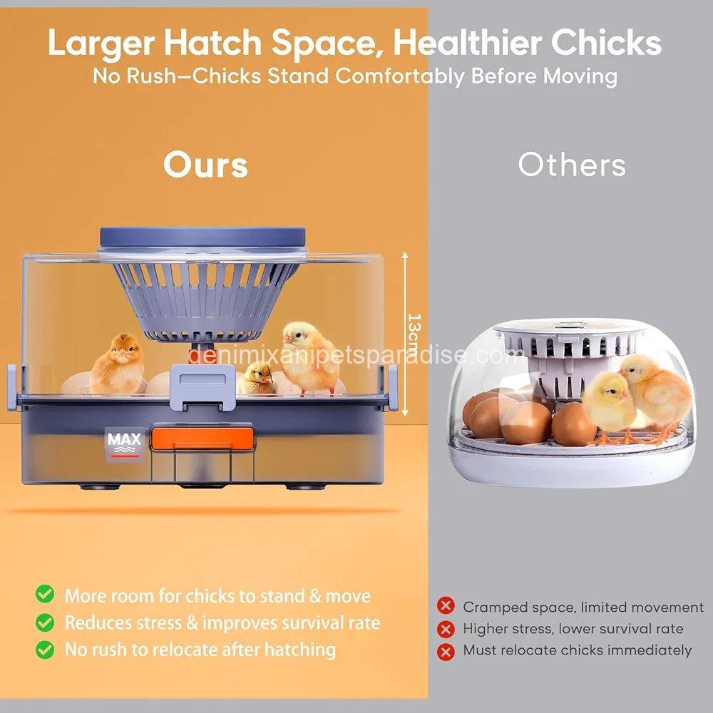 12 Egg Incubator with Automatic Egg Turning and Humidity Control, Egg Candler, 360° Viewing 8 12 Egg Incubator with Automatic Egg Turning and Humidity Control, Egg Candler, 360° Viewing - Image 8