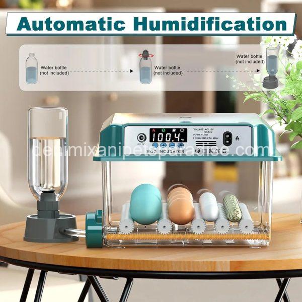 Incubators for Hatching Eggs, 12-16 Eggs Incubator with Automatic Egg Turning and Automatic Humidification, - Image 4