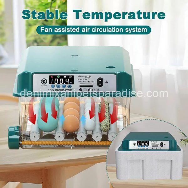 Incubators for Hatching Eggs, 12-16 Eggs Incubator with Automatic Egg Turning and Automatic Humidification, - Image 6
