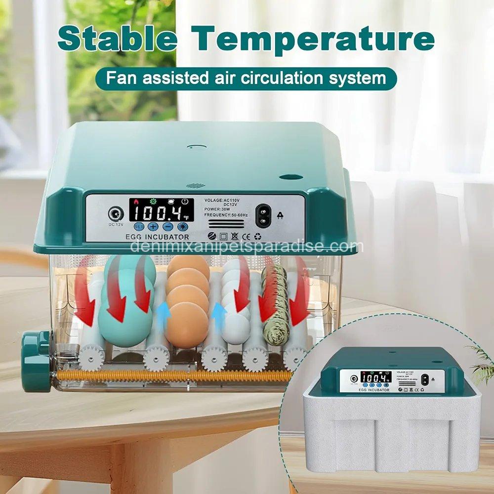 Incubators for Hatching Eggs, 12-16 Eggs Incubator with Automatic Egg Turning and Automatic Humidification, 6 Incubators for Hatching Eggs, 12-16 Eggs Incubator with Automatic Egg Turning and Automatic Humidification, - Image 6