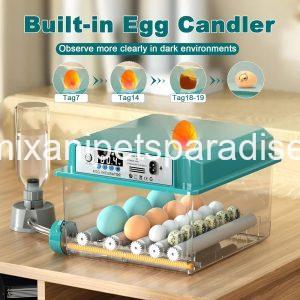 Incubators for Hatching Eggs, 12-16 Eggs Incubator with Automatic Egg Turning and Automatic Humidification,