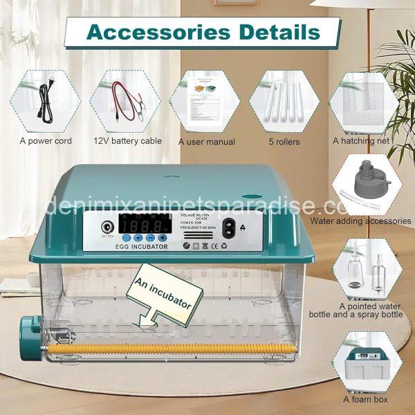 Incubators for Hatching Eggs, 12-16 Eggs Incubator with Automatic Egg Turning and Automatic Humidification, - Image 5