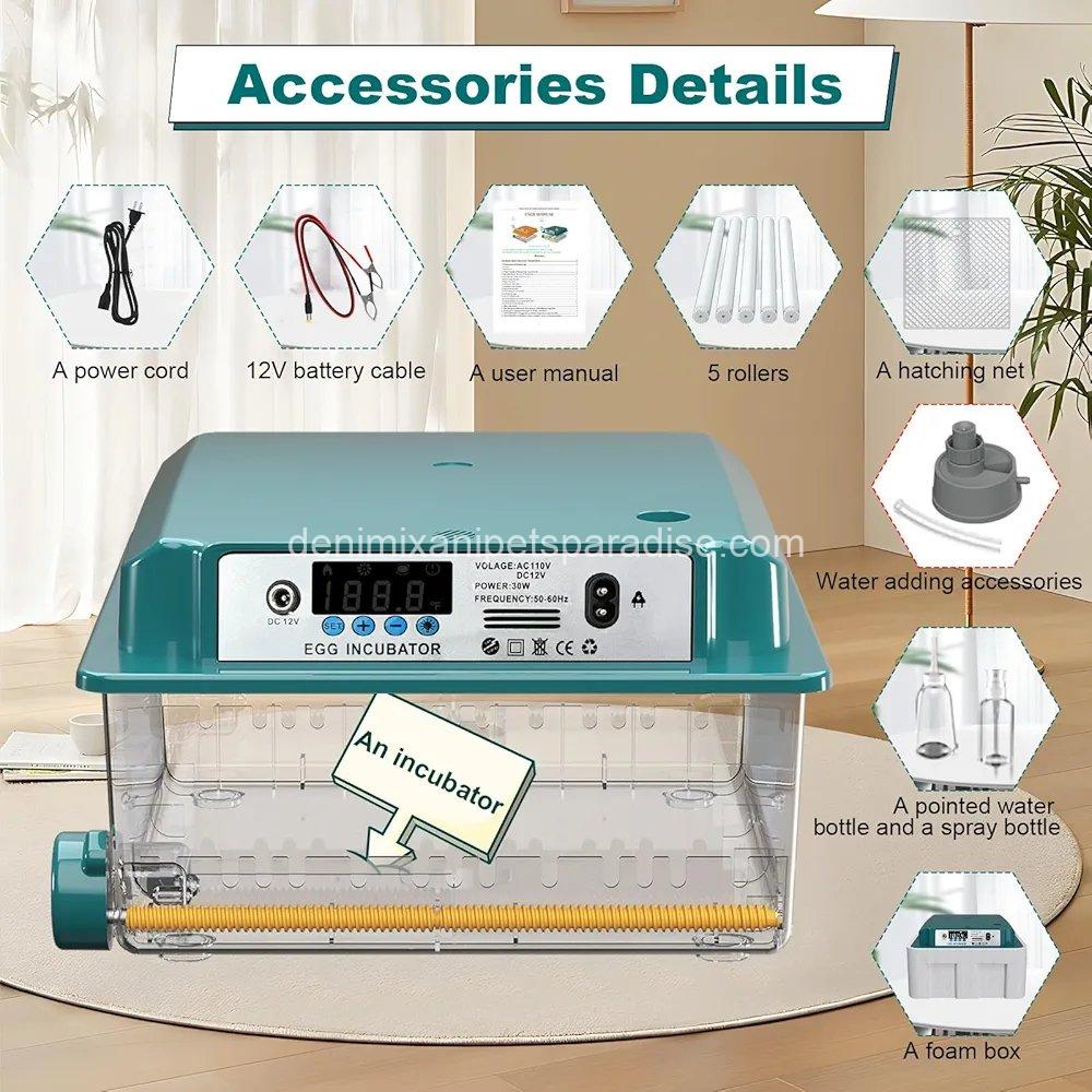 Incubators for Hatching Eggs, 12-16 Eggs Incubator with Automatic Egg Turning and Automatic Humidification, 5 Incubators for Hatching Eggs, 12-16 Eggs Incubator with Automatic Egg Turning and Automatic Humidification, - Image 5