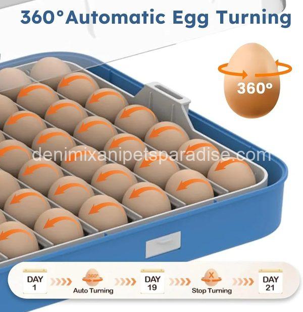 70 Egg Incubator with Automatic Turning & Humidity Control, Digital Poultry Hatcher for Chicken - Image 2