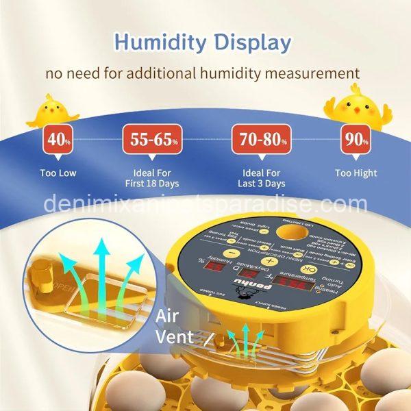 16 Egg incubator with automatic egg turning and humidity control - Image 3