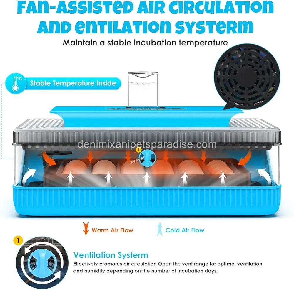 25 Egg Incubator Digital Poultry Hatcher Machine with Automatic Egg Turning, 6 25 Egg Incubator Digital Poultry Hatcher Machine with Automatic Egg Turning, - Image 6