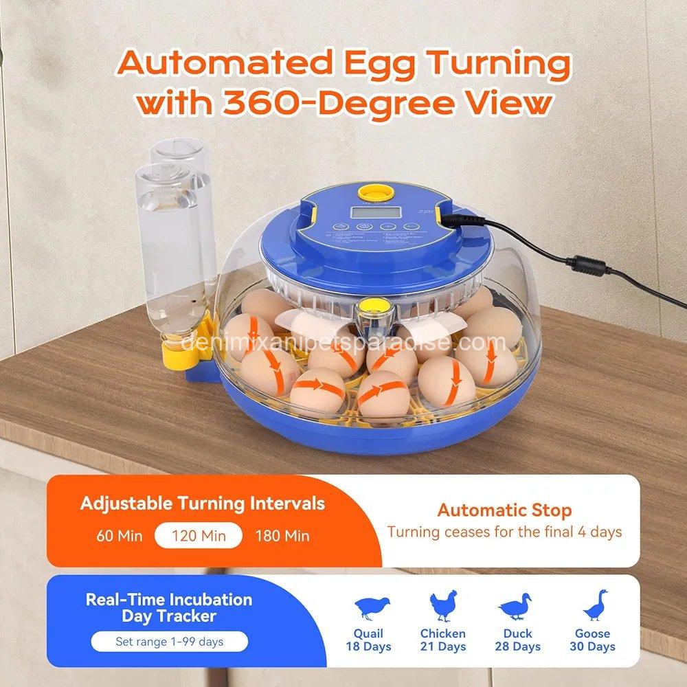 18 Egg Incubator, for Hatching Eggs with Automatic Egg Turner 6 18 Egg Incubator, for Hatching Eggs with Automatic Egg Turner - Image 6