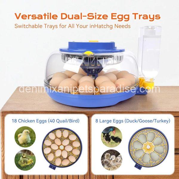 18 Egg Incubator, for Hatching Eggs with Automatic Egg Turner - Image 5