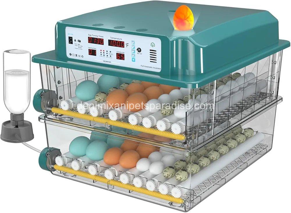 Incubators for Hatching 120 Eggs, Egg Incubator with Automatic Egg Turning and Humidity Monitor, 2 Incubators for Hatching 120 Eggs, Egg Incubator with Automatic Egg Turning and Humidity Monitor, - Image 2