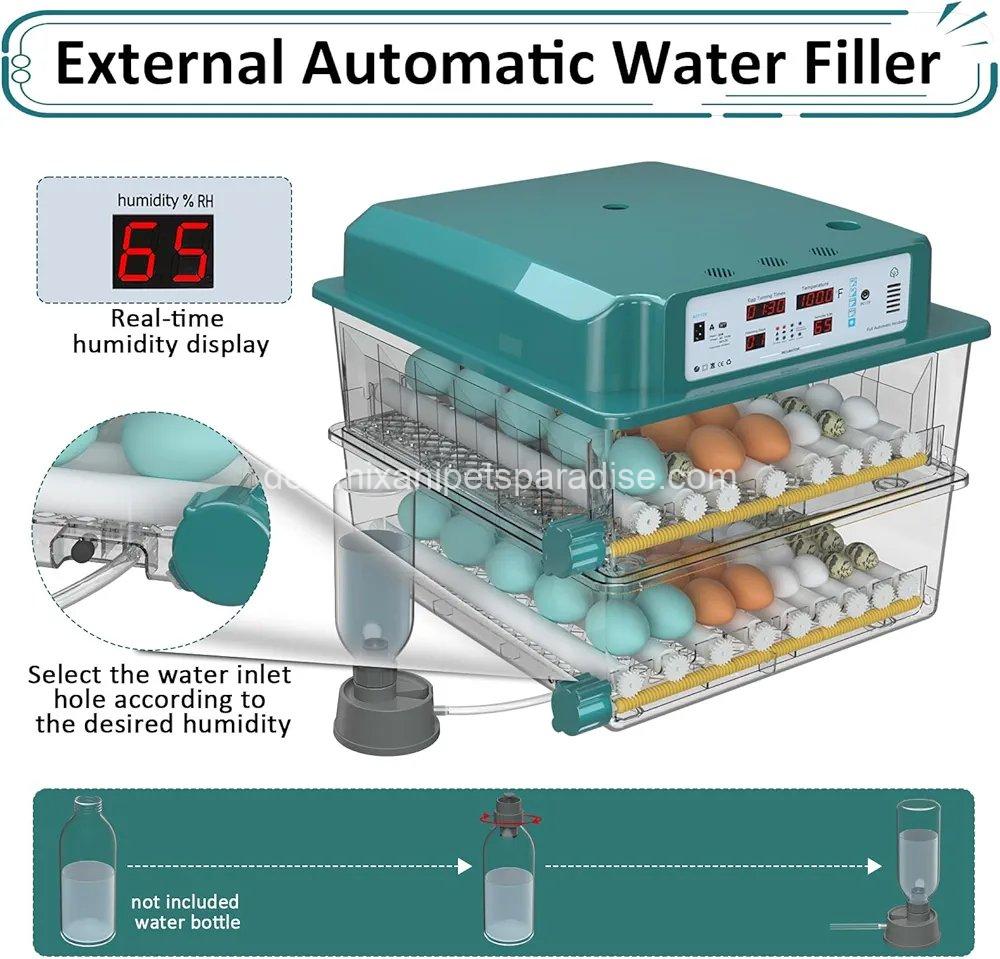 Incubators for Hatching 120 Eggs, Egg Incubator with Automatic Egg Turning and Humidity Monitor, 5 Incubators for Hatching 120 Eggs, Egg Incubator with Automatic Egg Turning and Humidity Monitor, - Image 5