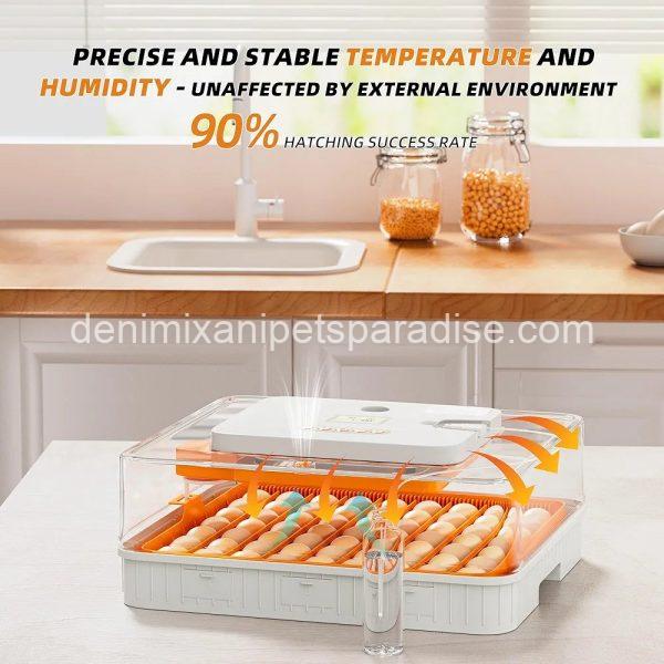 56 Egg Incubator, Automatic Turning & Smart Temp/ - Image 6