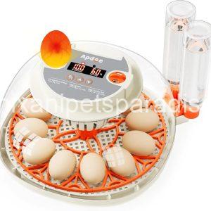 Egg Incubator with Temperature and Humidity Control, Automatic Egg Turner,