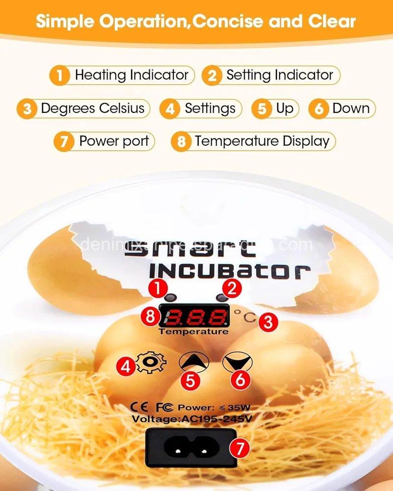 Egg Incubator with Automatic Egg Turning Control, Incubators for Hatching Eggs 8 Egg Incubator with Automatic Egg Turning Control, Incubators for Hatching Eggs - Image 8