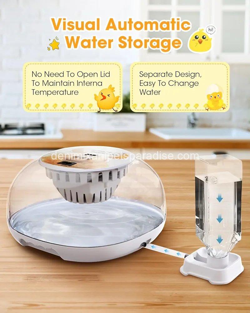 Egg Incubator for Hatching Chicks, Holds 12 Eggs, Automatic Egg Turner with Temperature, 6 Egg Incubator for Hatching Chicks, Holds 12 Eggs, Automatic Egg Turner with Temperature, - Image 6