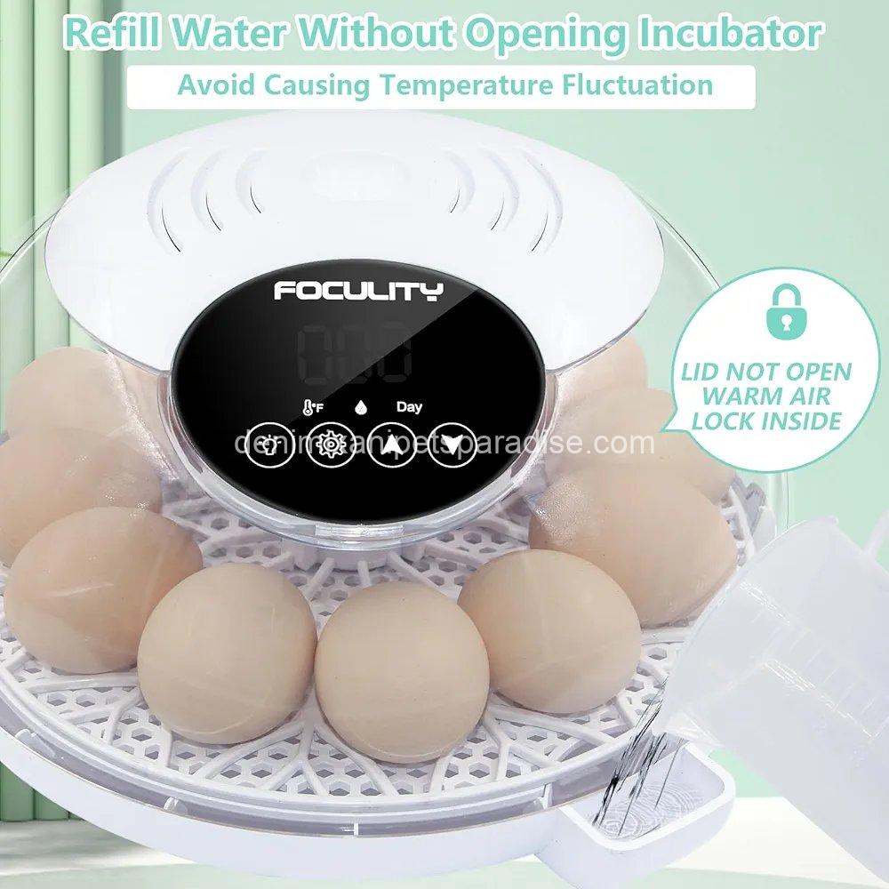 Egg Incubator for Hatching Chicks, Holds 12 Eggs, Automatic Egg Turner with Temperature, 3 Egg Incubator for Hatching Chicks, Holds 12 Eggs, Automatic Egg Turner with Temperature, - Image 3