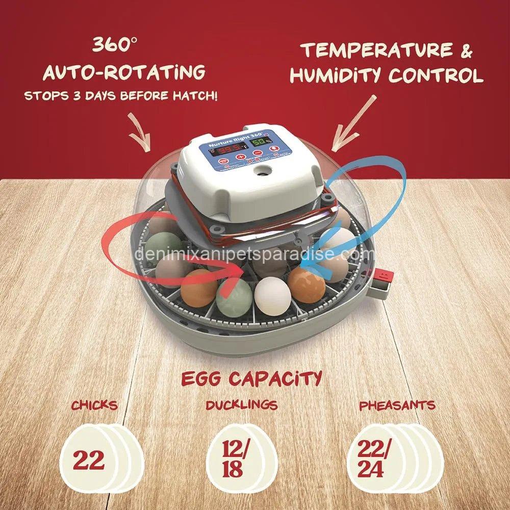 Harris Farms Nurture Right Egg Incubator for Hatching Chicks, Holds 12-22 Eggs,  7 Harris Farms Nurture Right Egg Incubator for Hatching Chicks, Holds 12-22 Eggs,  - Image 7
