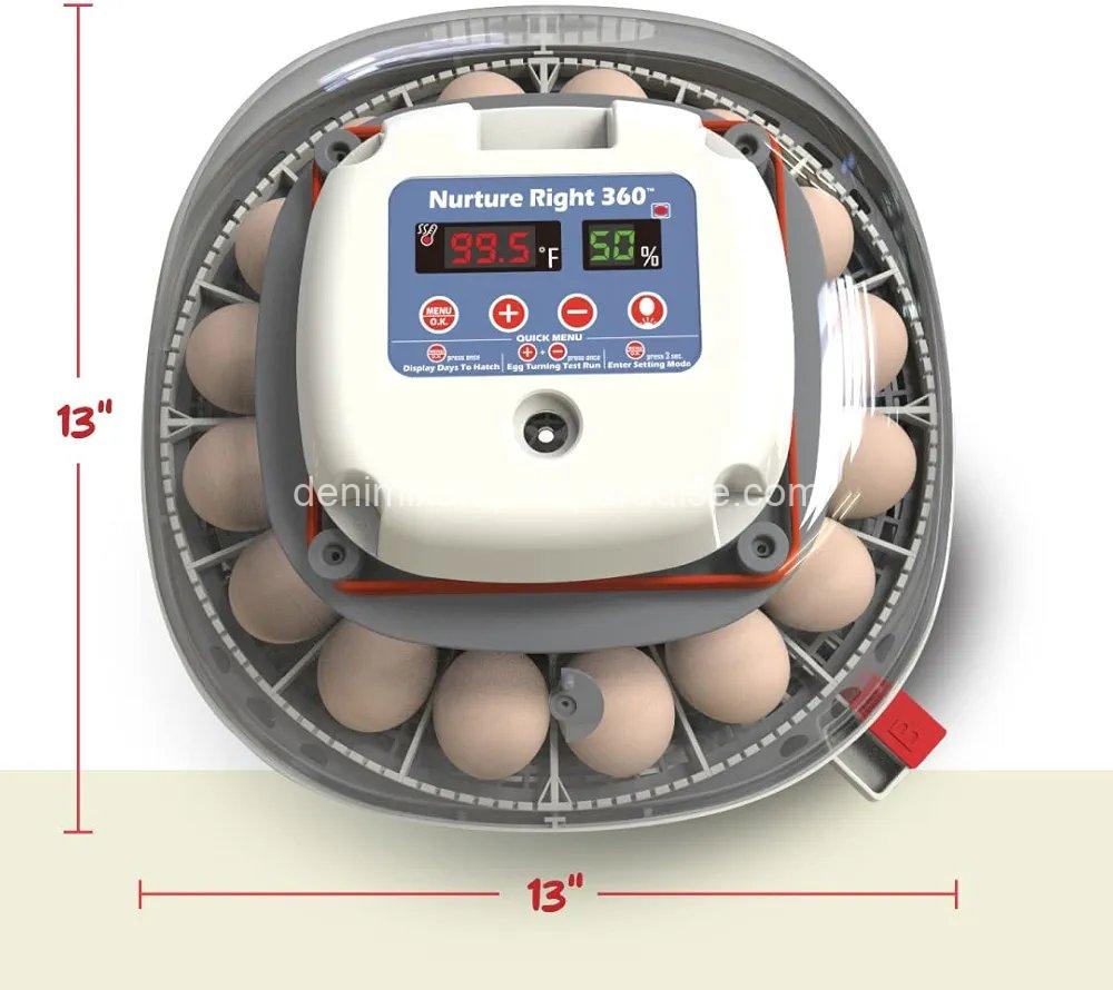 Harris Farms Nurture Right Egg Incubator for Hatching Chicks, Holds 12-22 Eggs,  3 Harris Farms Nurture Right Egg Incubator for Hatching Chicks, Holds 12-22 Eggs,  - Image 3