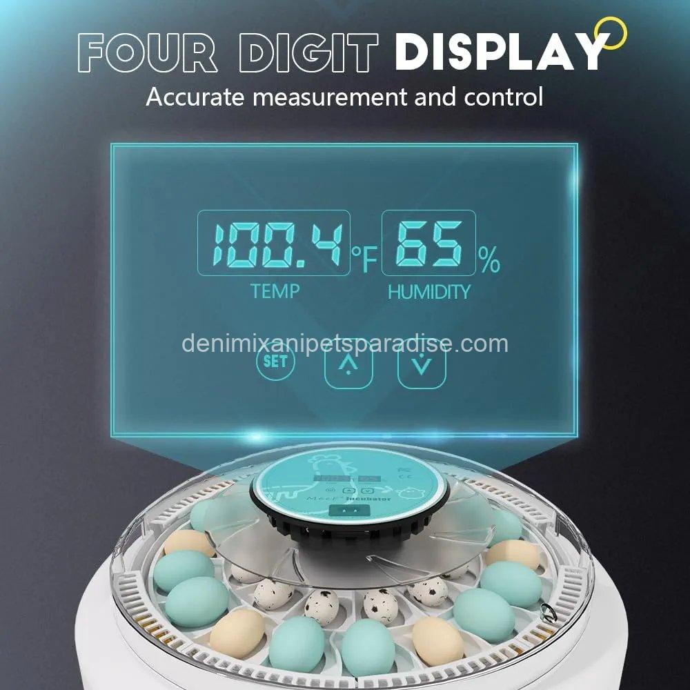 MeeF incubators for Hatching Eggs,Automatic 30 Eggs Incubator with Automatic Turner and Humidity Control, can Hatch Duck Eggs, 9 MeeF incubators for Hatching Eggs,Automatic 30 Eggs Incubator with Automatic Turner and Humidity Control, can Hatch Duck Eggs, - Image 9