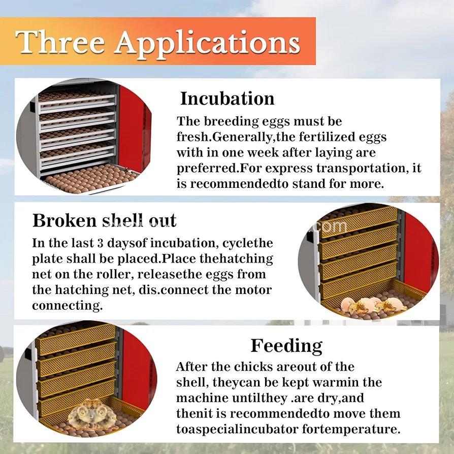 400 Eggs Incubator ,Automatic Incubator for Hatching Eggs, with Automatic Egg Turning and Temperature Humidity Control,  7 400 Eggs Incubator ,Automatic Incubator for Hatching Eggs, with Automatic Egg Turning and Temperature Humidity Control,  - Image 7