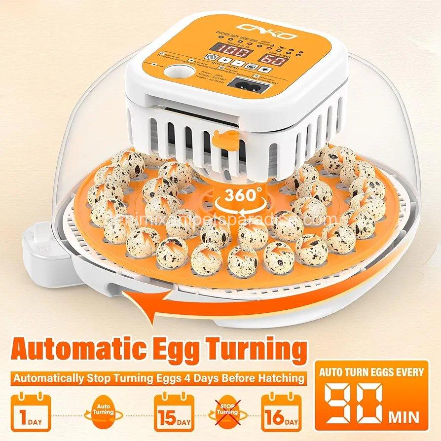 36 Quail Incubators for Hatching Eggs, Quail Egg Incubator with Automatic Egg Turning and Humidity Control, 2 36 Quail Incubators for Hatching Eggs, Quail Egg Incubator with Automatic Egg Turning and Humidity Control, - Image 2