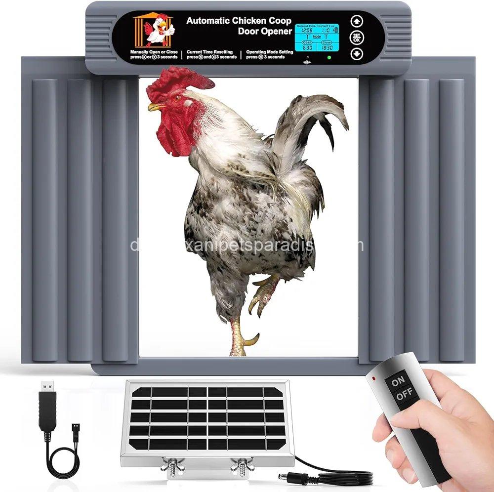 Automatic Chicken Coop Door, Anti-Pinch Protection, Extra Large Size, 1 Automatic Chicken Coop Door, Anti-Pinch Protection, Extra Large Size,