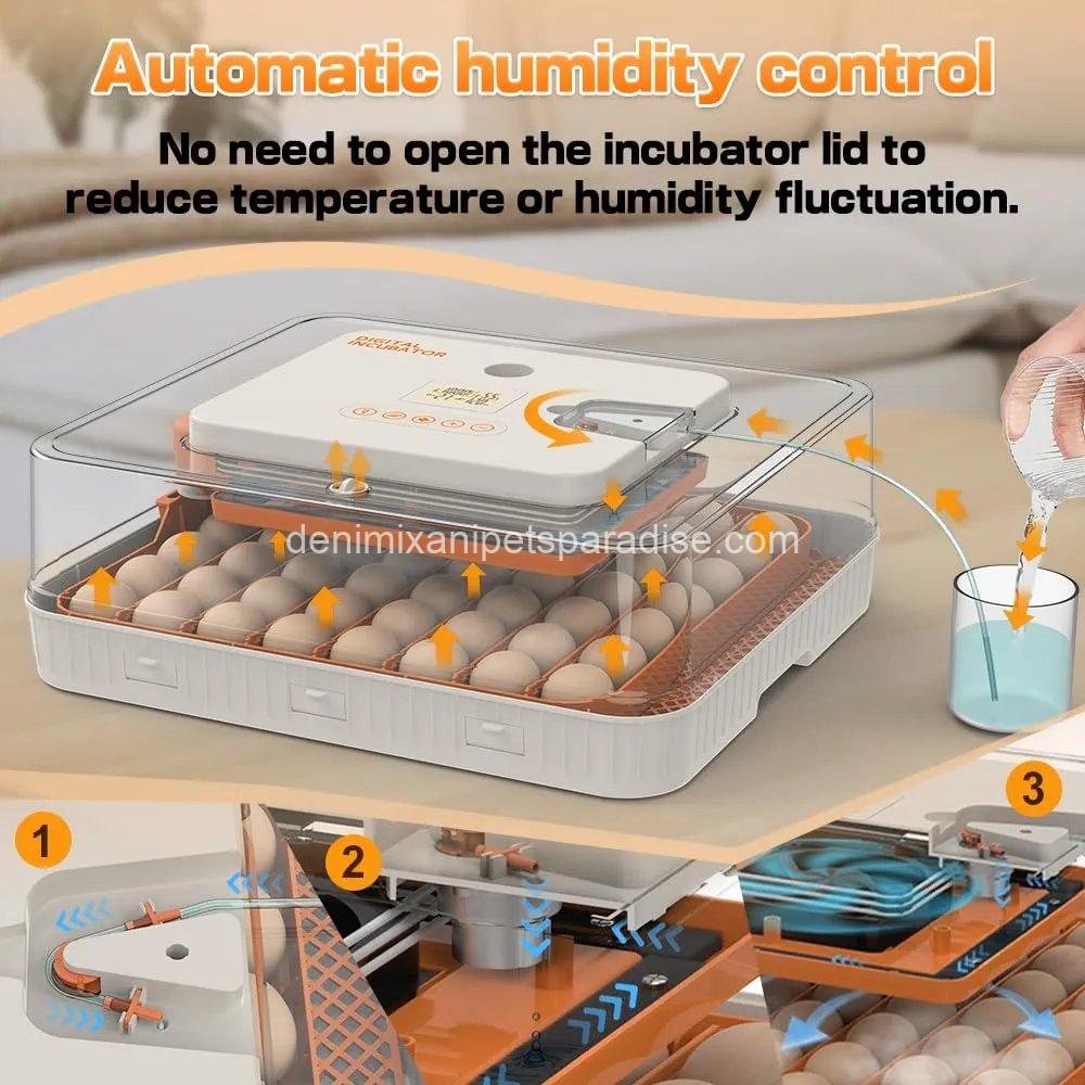 HOWOOlUA 56 Egg Incubator for Hatching Eggs with Auto Turn,  2 HOWOOlUA 56 Egg Incubator for Hatching Eggs with Auto Turn,  - Image 2