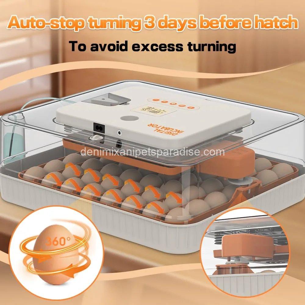 HOWOOlUA 56 Egg Incubator for Hatching Eggs with Auto Turn,  3 HOWOOlUA 56 Egg Incubator for Hatching Eggs with Auto Turn,  - Image 3