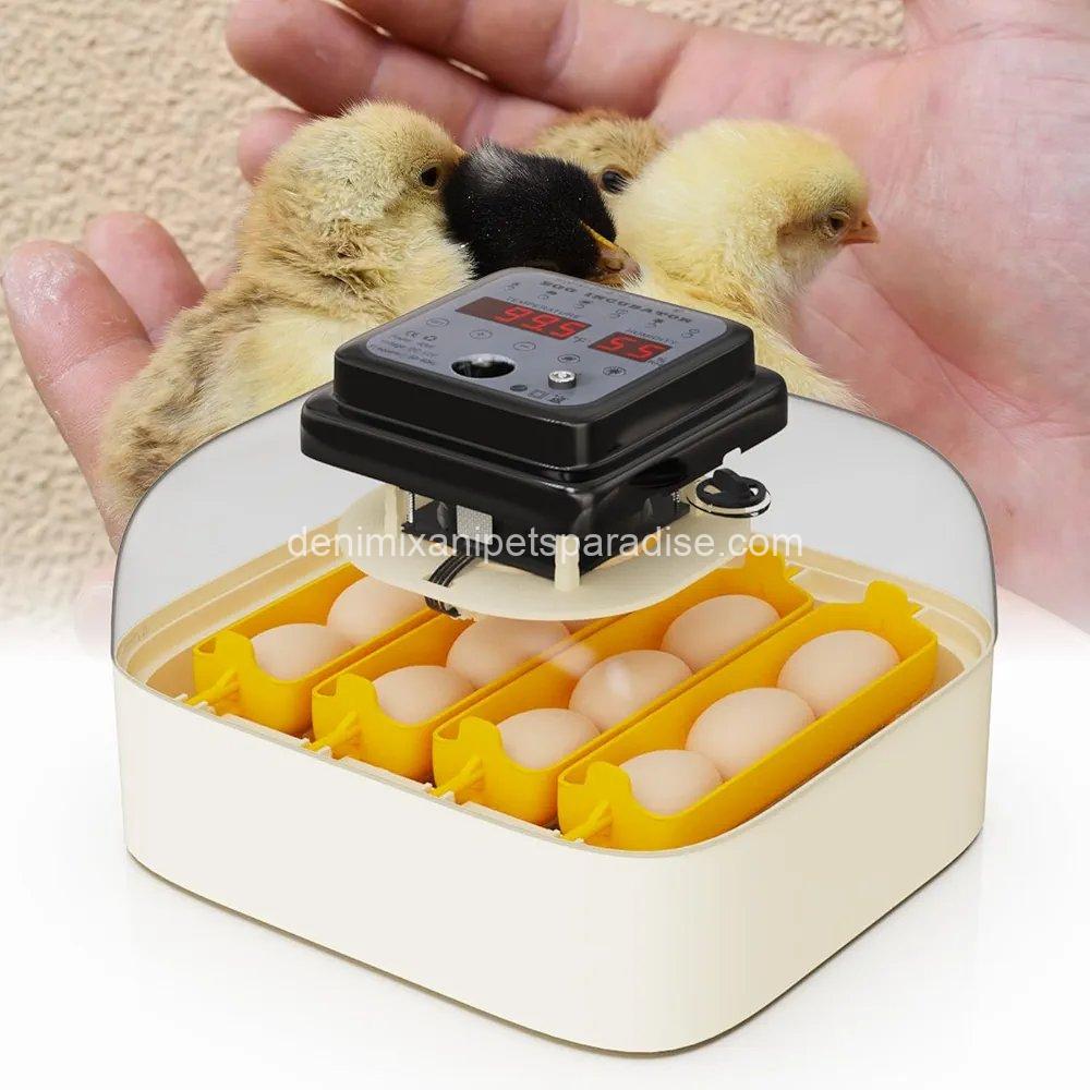 Egg Incubator with Automatic Egg Turning and Humidity Control,  1 Egg Incubator with Automatic Egg Turning and Humidity Control,