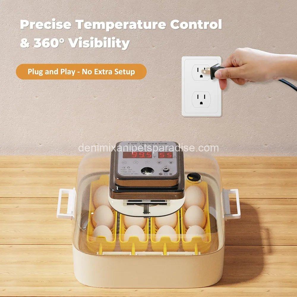 Egg Incubator with Automatic Egg Turning and Humidity Control,  3 Egg Incubator with Automatic Egg Turning and Humidity Control,  - Image 3