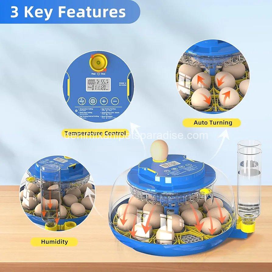 Skimzy Egg Incubator with Automatic Turning & Humidity Control 2 Skimzy Egg Incubator with Automatic Turning & Humidity Control - Image 2