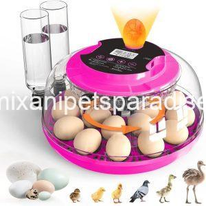 Incubator for Hatching Eggs, 18 Eggs Capacity, Incubators with Egg Candler, 
